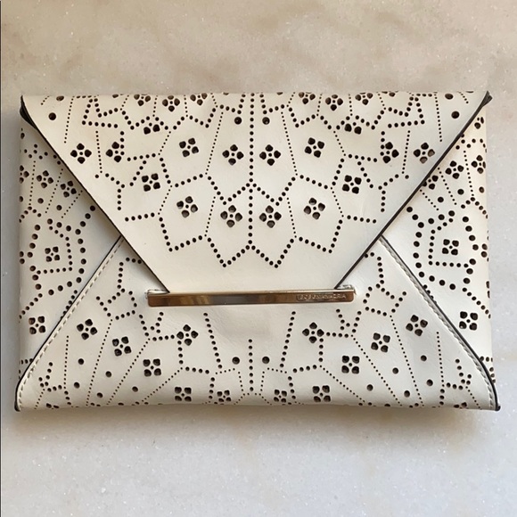 BCBG Maxazria Lasercut Envelope Clutch